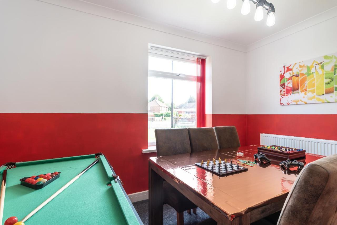 Aseda 4 Bedroom Private Parking, Game Zone -Pool Table, Garden Home 赫尔河畔京士顿 外观 照片